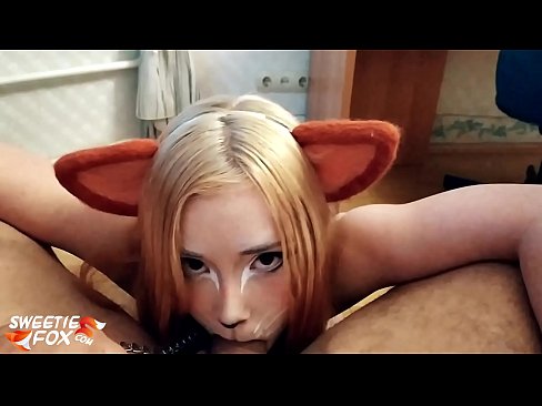 ❤️ キツネがチンポを飲み込み、口の中にザーメンを出す ❤❌ 上質なセックス ❌️❤